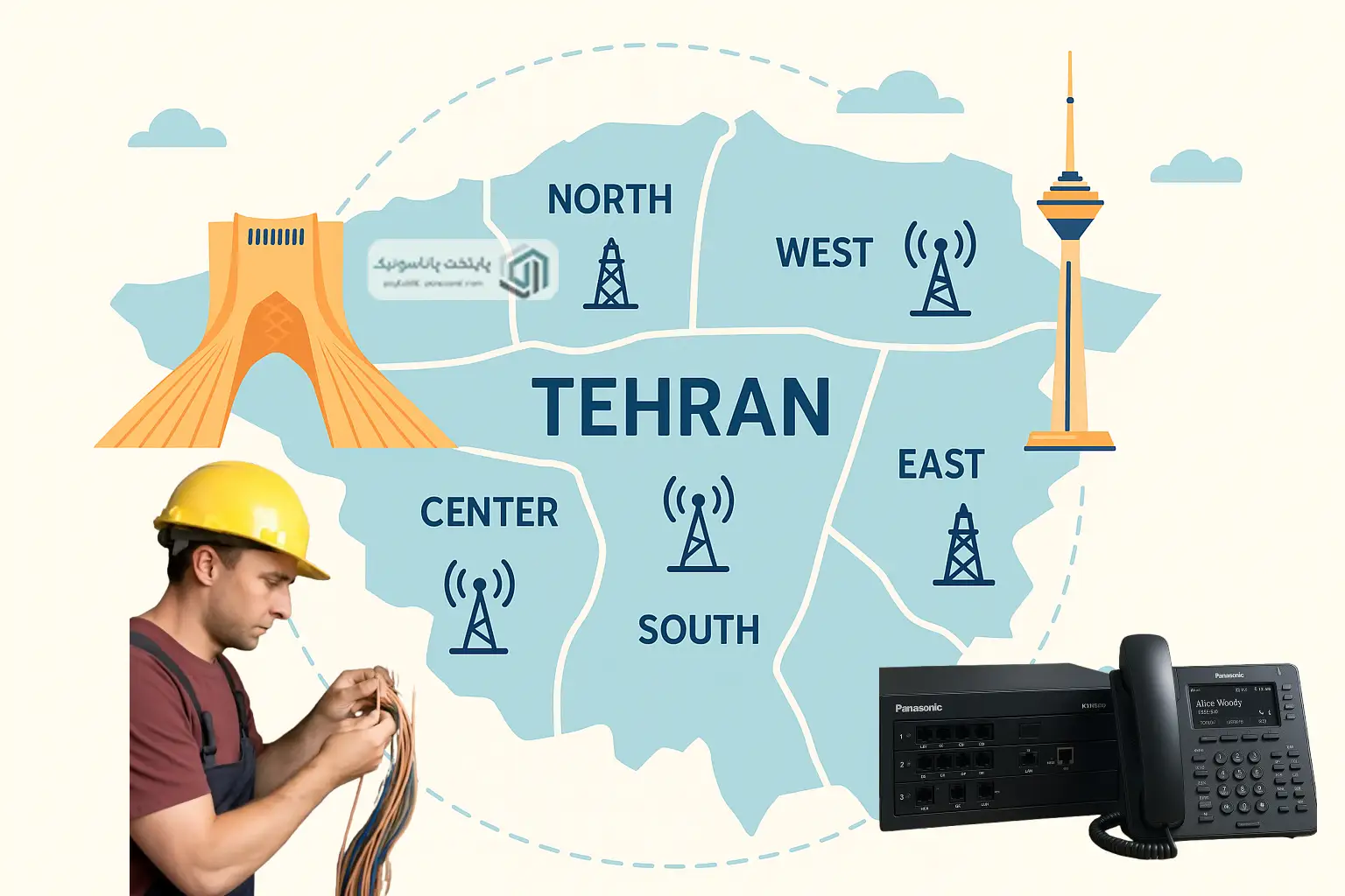 نصب سانترال در تهران