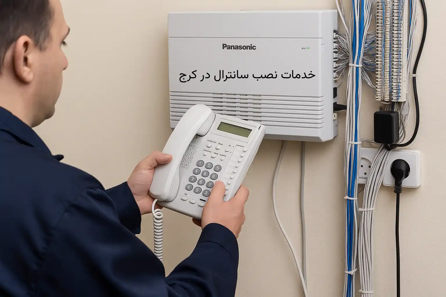 خدمات نصب سانترال در کرج