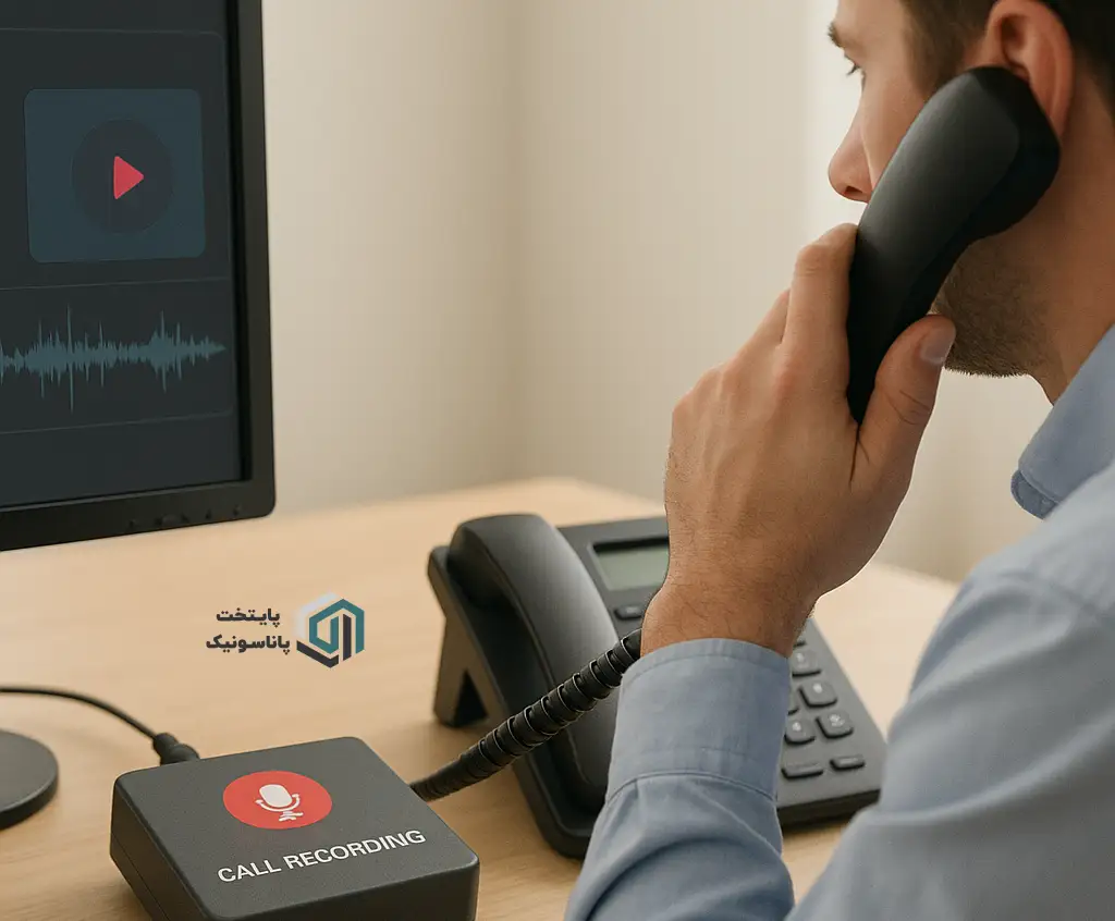 ضبط مکالمات تلفن سانترال